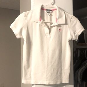 Lilly Pulitzer XS White Collar Shirt